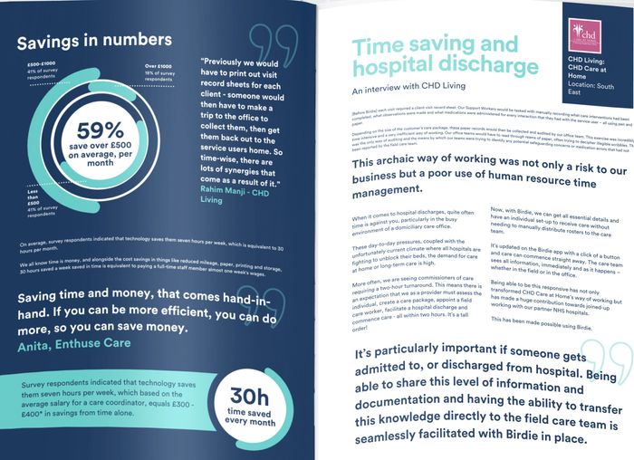New report finds that 60% of home care providers save 30 hours a month with technology